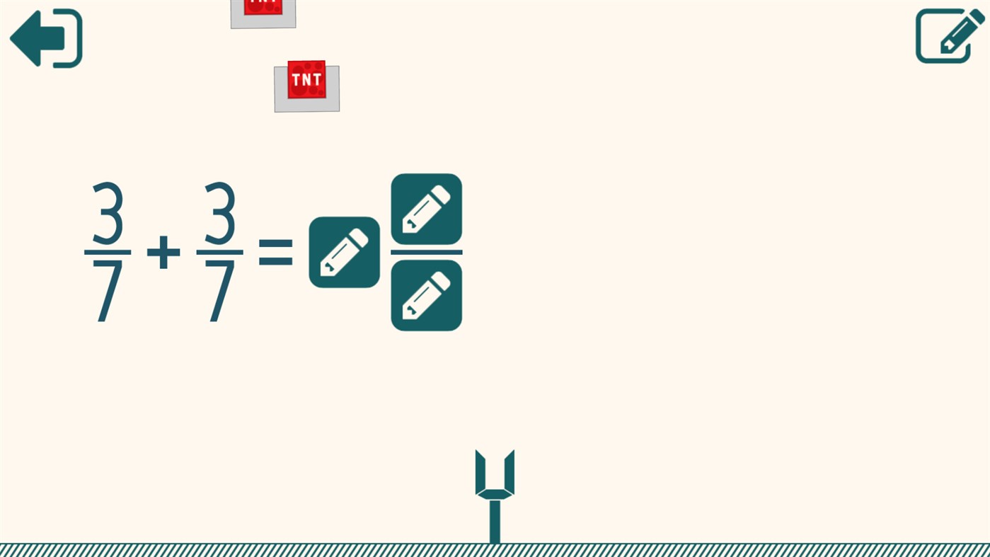 #4. Add and subtract fractions - 5th grade math skills (Windows) โดย: Sergey Malugin