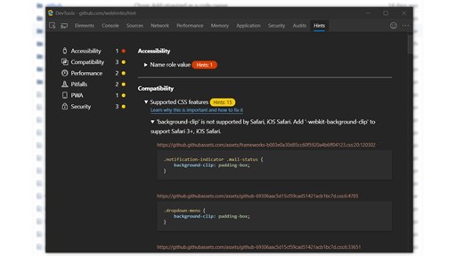 webhint - Website Issues Scanner