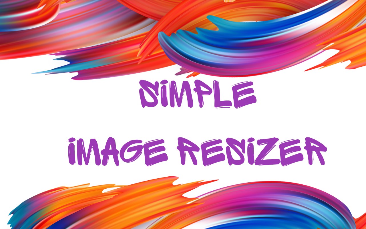 pic resize extension: right click