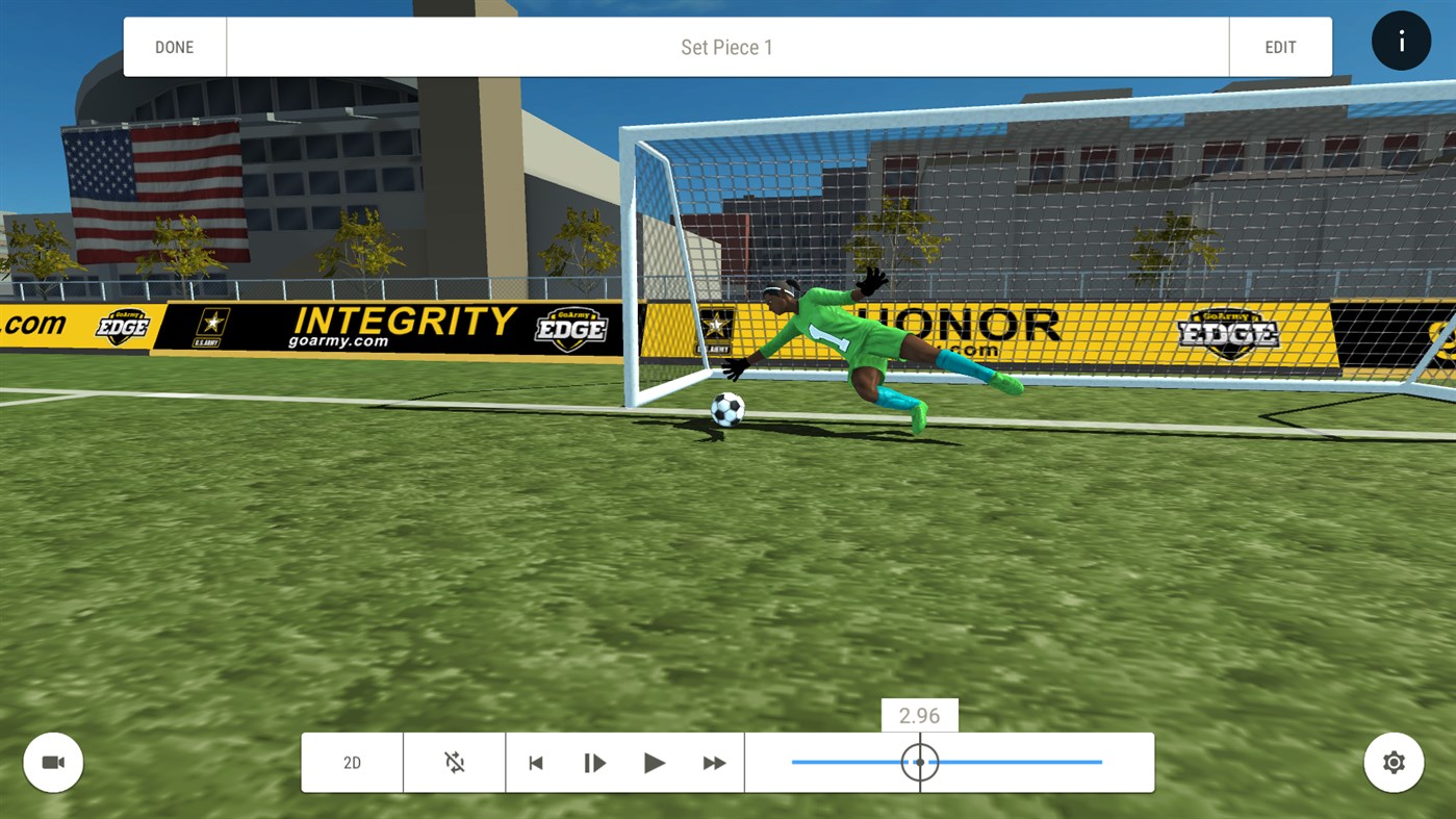 #3. GoArmy Edge Soccer (Windows) Przez: Army Game Studio