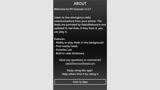 Real Time 911 >> Get 911 Scanner Microsoft Store Real Time 911 >> Get 911 Scanner Microsoft Store