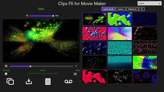 Clips FX for Movie Maker screenshot 1
