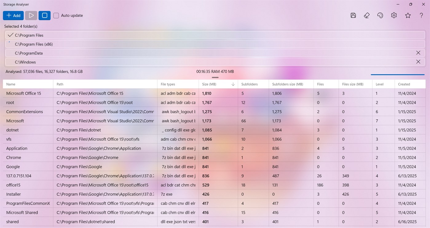 #9. Storage Analyser (Windows) Av: Alexander Komarov