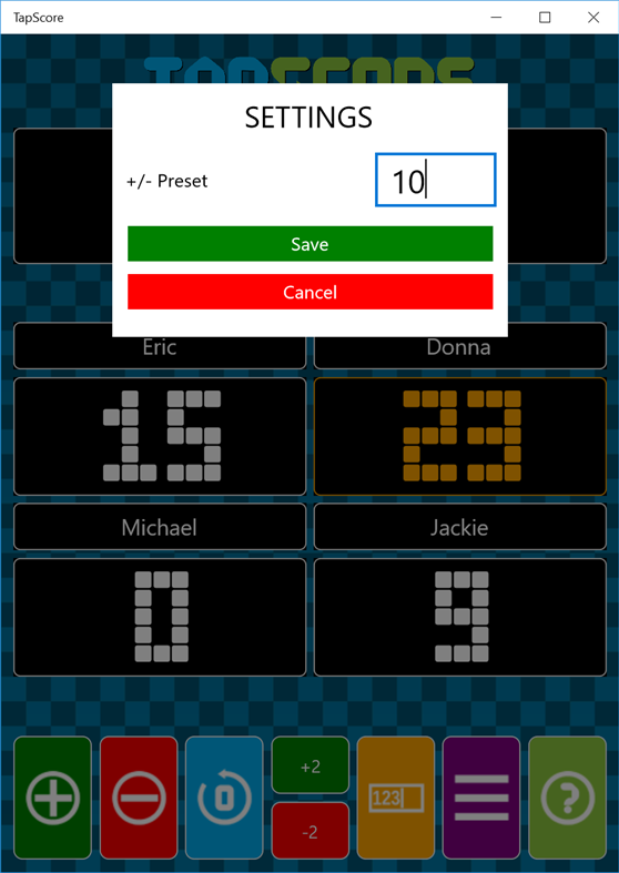 #6. TapScore (Windows) 来自: Small Screen Software