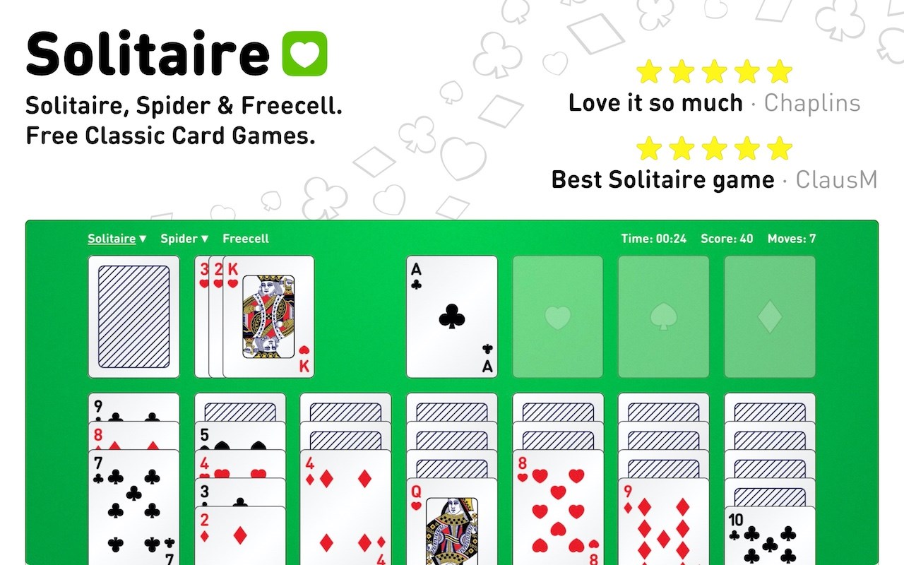 Solitaire - Play Klondike, Spider & FreeCell