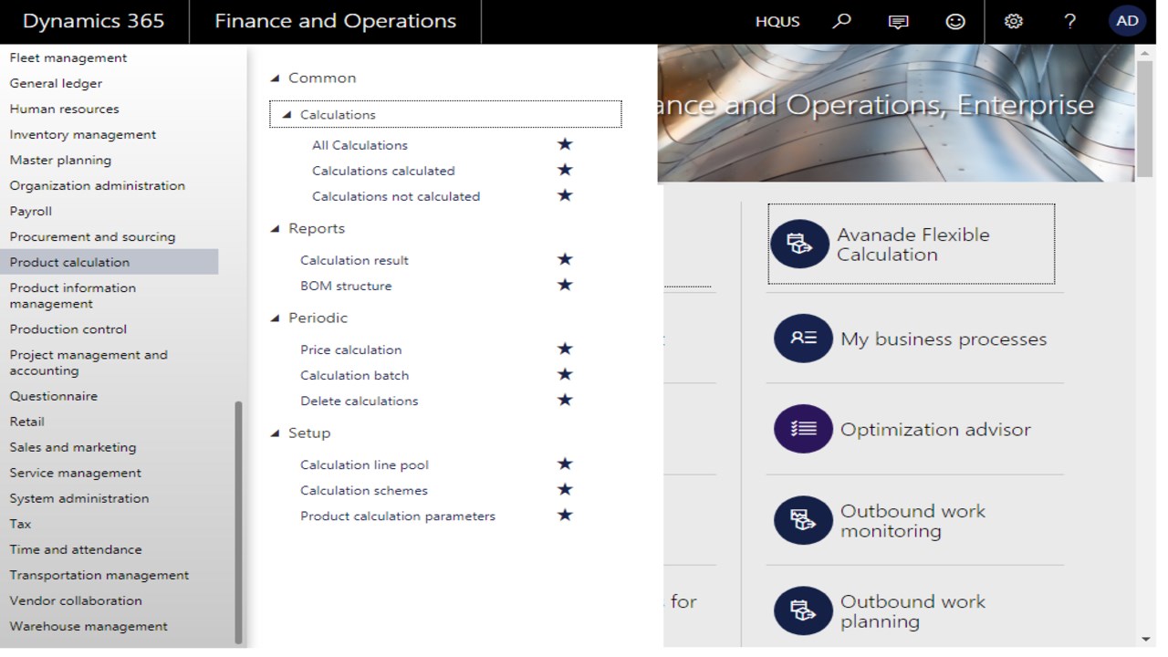 Snapshot 2 of Avanade Flexible Calculation