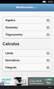 All Math Formulas screenshot 2