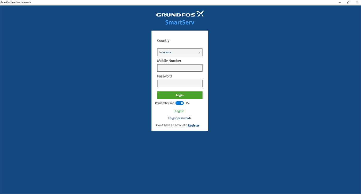 #1. Grundfos SmartServ Indonesia (Windows) Podle: PT. GRUNDFOS POMPA