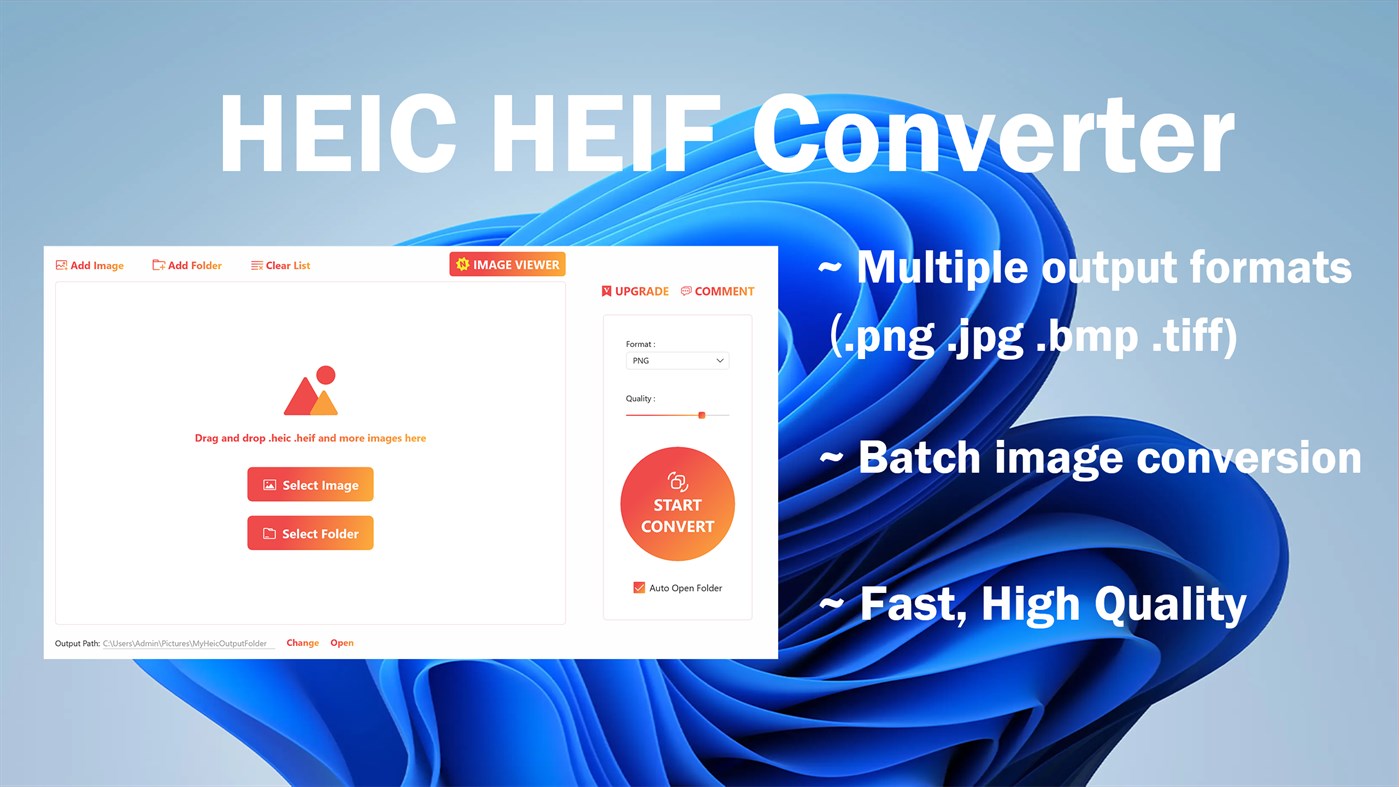 #1. HEIC Converter - Any Image Convert (Windows) Podle: Moonlight Tidal Technology
