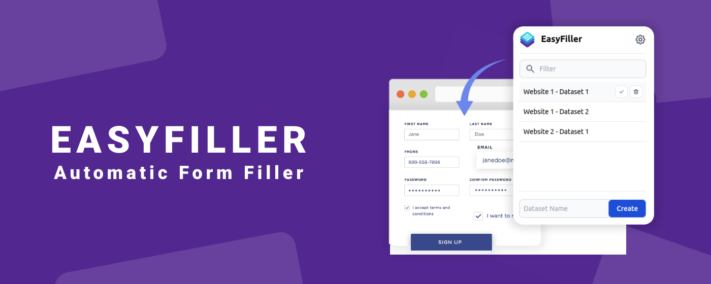 EasyFiller - Automatic Form Filler promo image