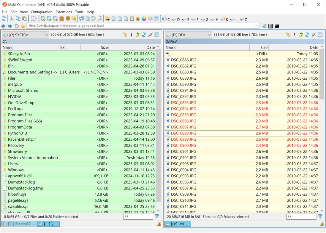 #4. MultiCommander SE (Store Edition) (Windows) 由: Mathias Svensson