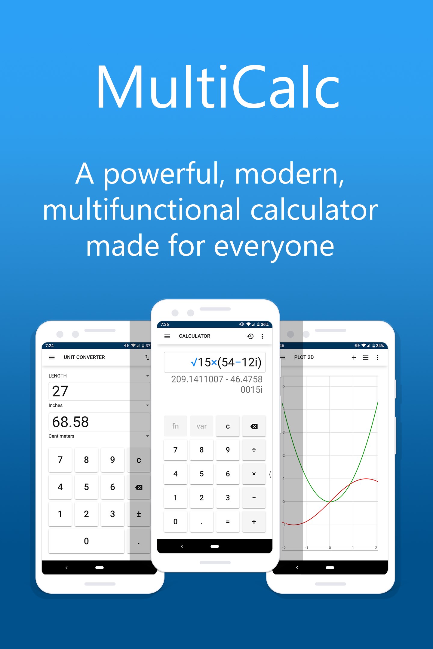 MultiCalc - Calculator, Unit Converter and More