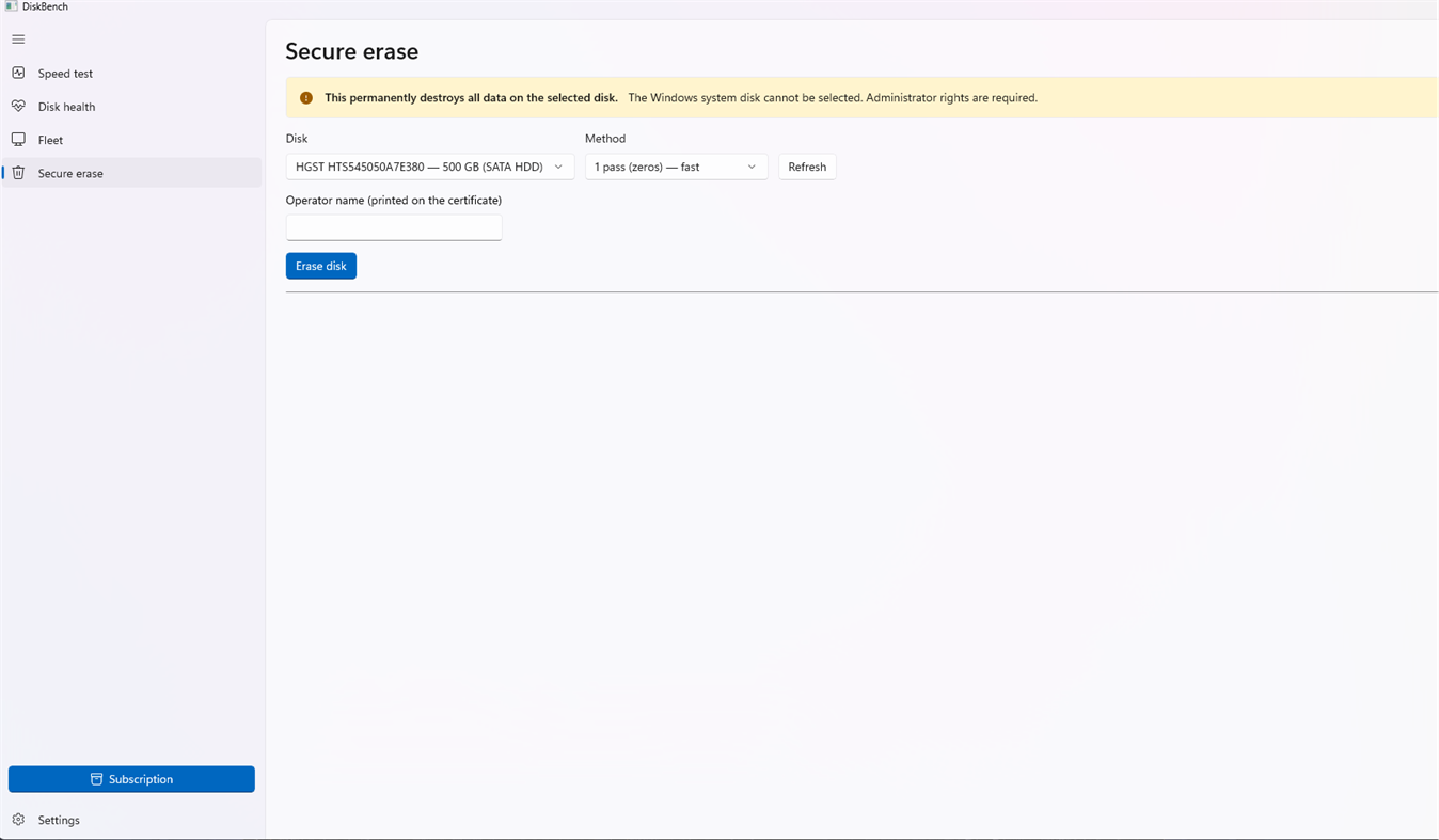 #4. DiskBench (Windows) بواسطة: nechirvan azzo