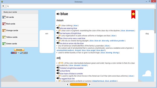 English Dictionary by Beelingo.com screenshot