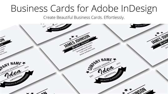Business Card Templates for InDesign screenshot 1