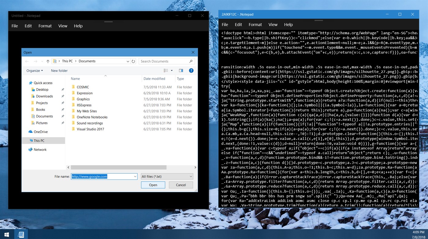#10. .Notepad (Windows) 게시자: Hereafter2