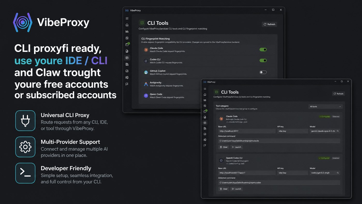 #5. VibeProxy (Windows) Av: Aʀtʋʀ Cʀɘțʋ