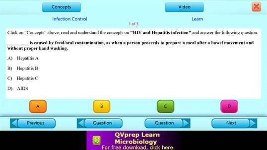 QVprep Lite Nursing, Caregiver, PCA prep screenshot 4