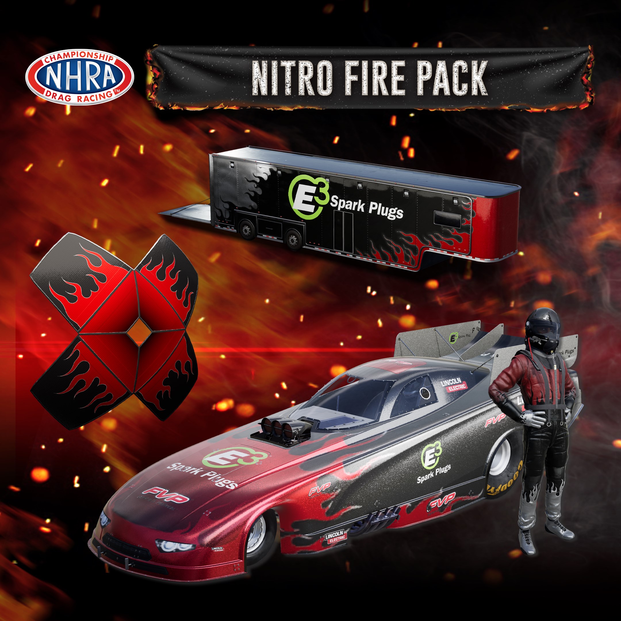 NHRA Championship Drag Racing: Speed For All - Nitro Fire Pack