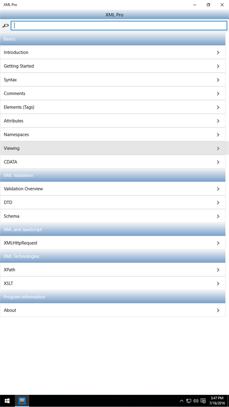 XML Pro Screenshots 1