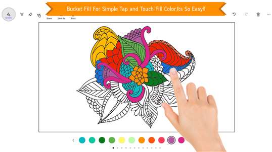 Coloring Books For Adults And Kids AntiStress Relaxing Artistic Mandalas screenshot 3