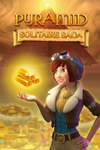 Pyramid Solitaire Saga Gold Bars