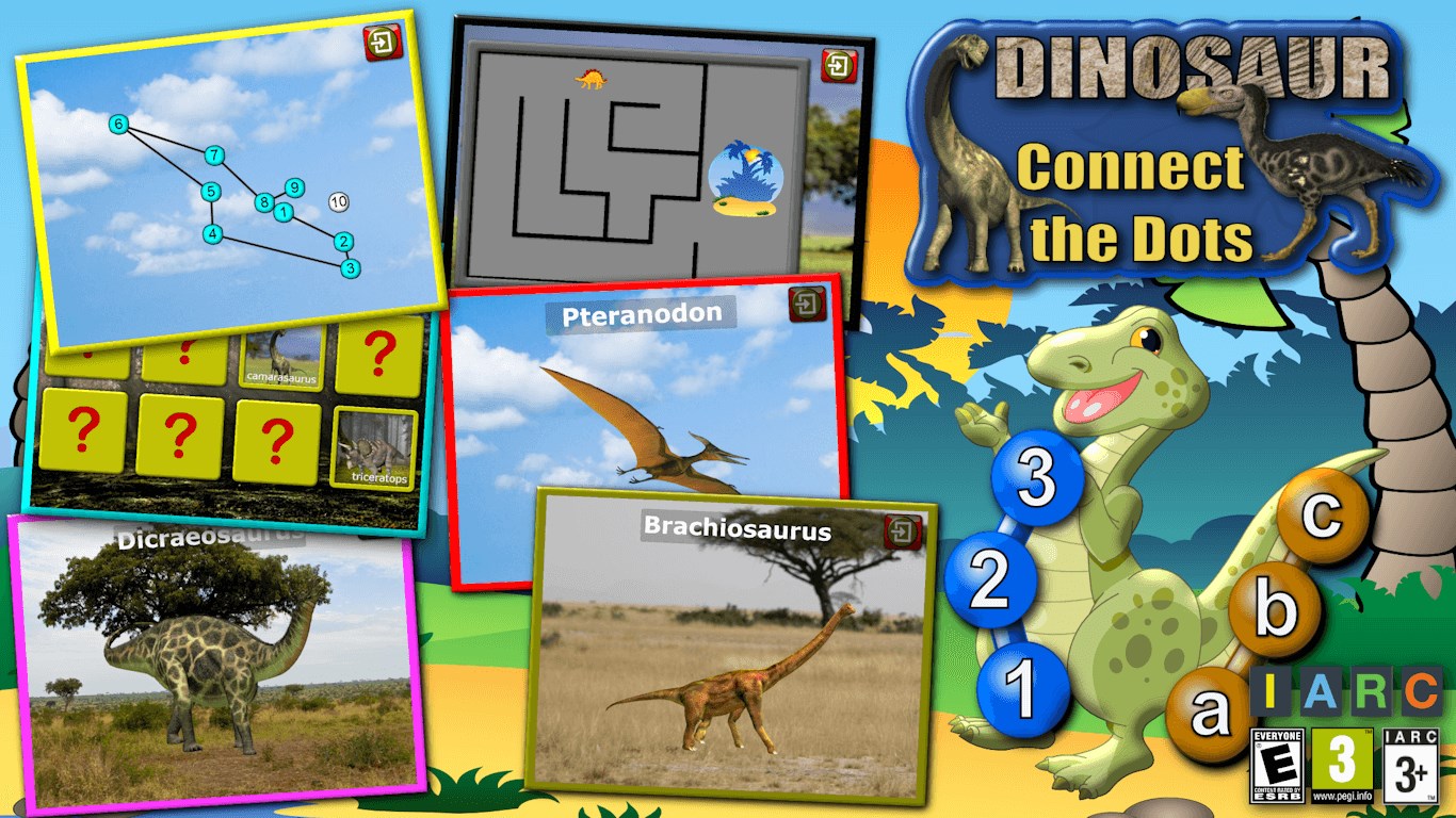 Crianças dinossauro unir os pontos - Jogo oficial na Microsoft Store