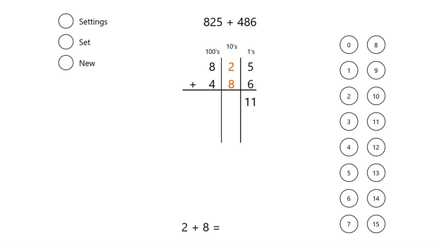 #1. Everyday Column-Addition (Windows) Podle: iDevBooks