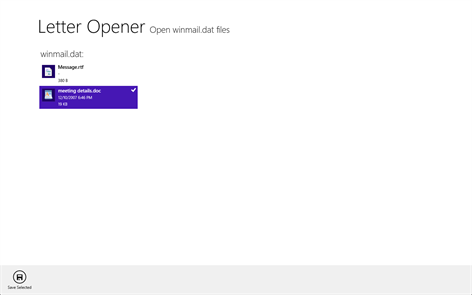 Winmail.dat Viewer - Letter Opener Screenshots 2