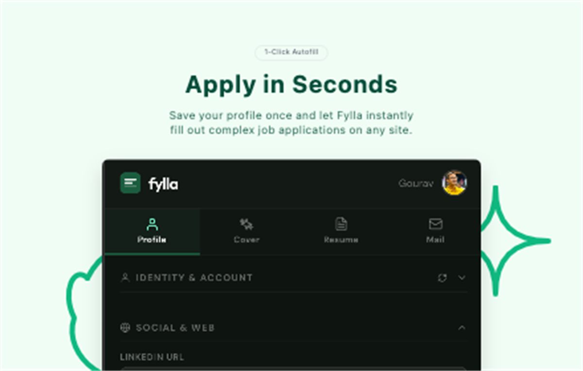 Fylla – AI Job Application Autofill