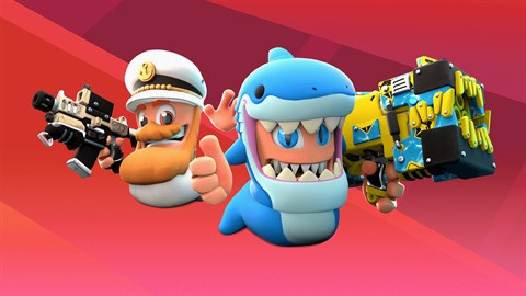 Worms Rumble - Captain & Shark Double Pack