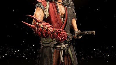 Onimusha: WotS - Перчатка Они: багровый лотос — скриншот 1
