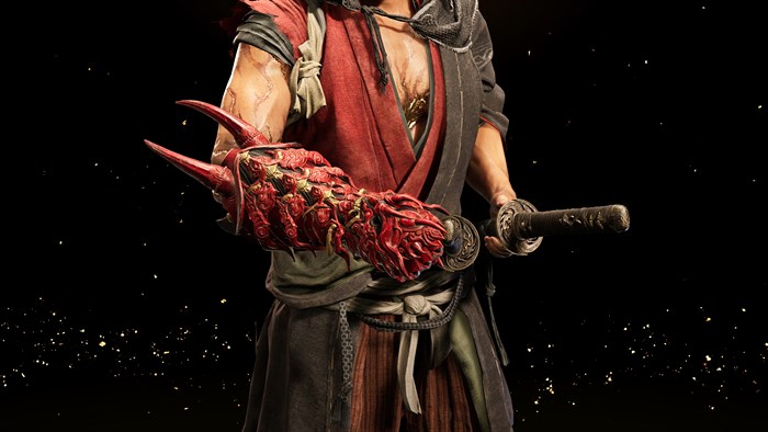 Onimusha: WotS - Перчатка Они: багровый лотос — скриншот 1