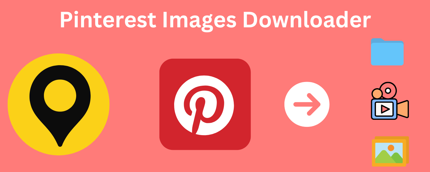 Pinterest Images Downloader - Pinterest Video Downloader marquee promo image