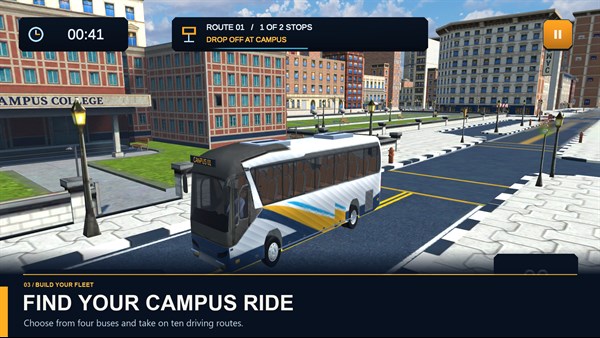 College Bus Simulator — 3