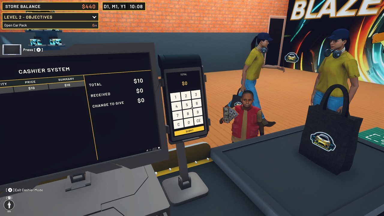 Mini Racer Car Shop Simulator screenshot 1