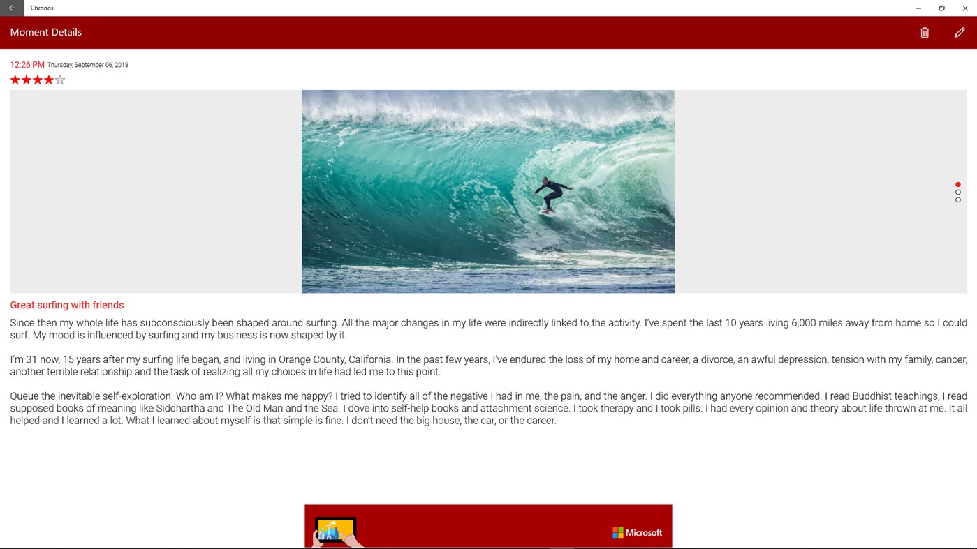 #5. Chronos (Diary/Journal App) (Windows) 由: Mark Erwin
