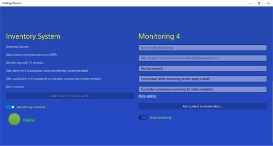 WebPage Monitor screenshot 5