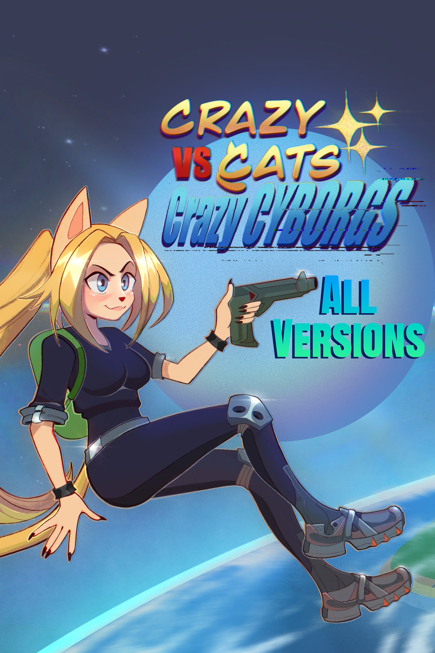 Toma de caja de Crazy Cats vs. Crazy Cyborgs - All Versions
