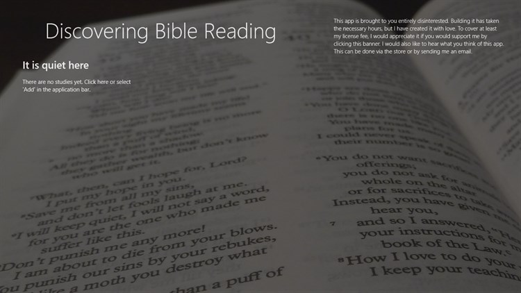 Discovering Bible Reading - PC - (Windows)