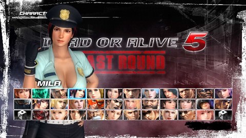 DEAD OR ALIVE 5 Last Round Mila Polizeiuniform