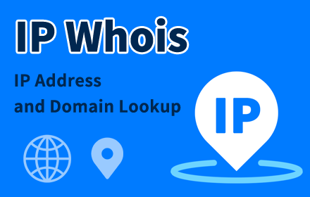 IP Whois - IP Address and Domain Information small promo image