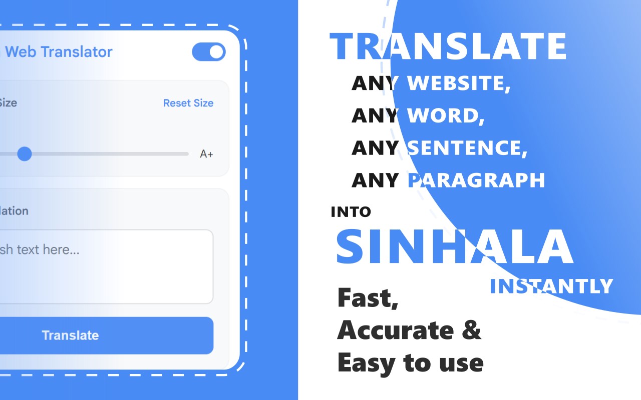 Sinhala Web Translator