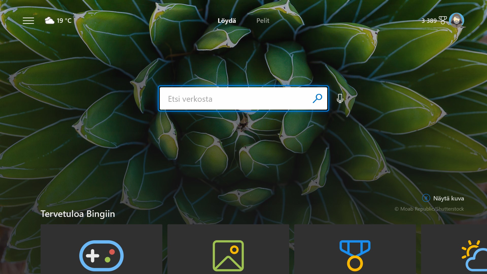 Nauti Xboxille optimoidusta Bing-hausta