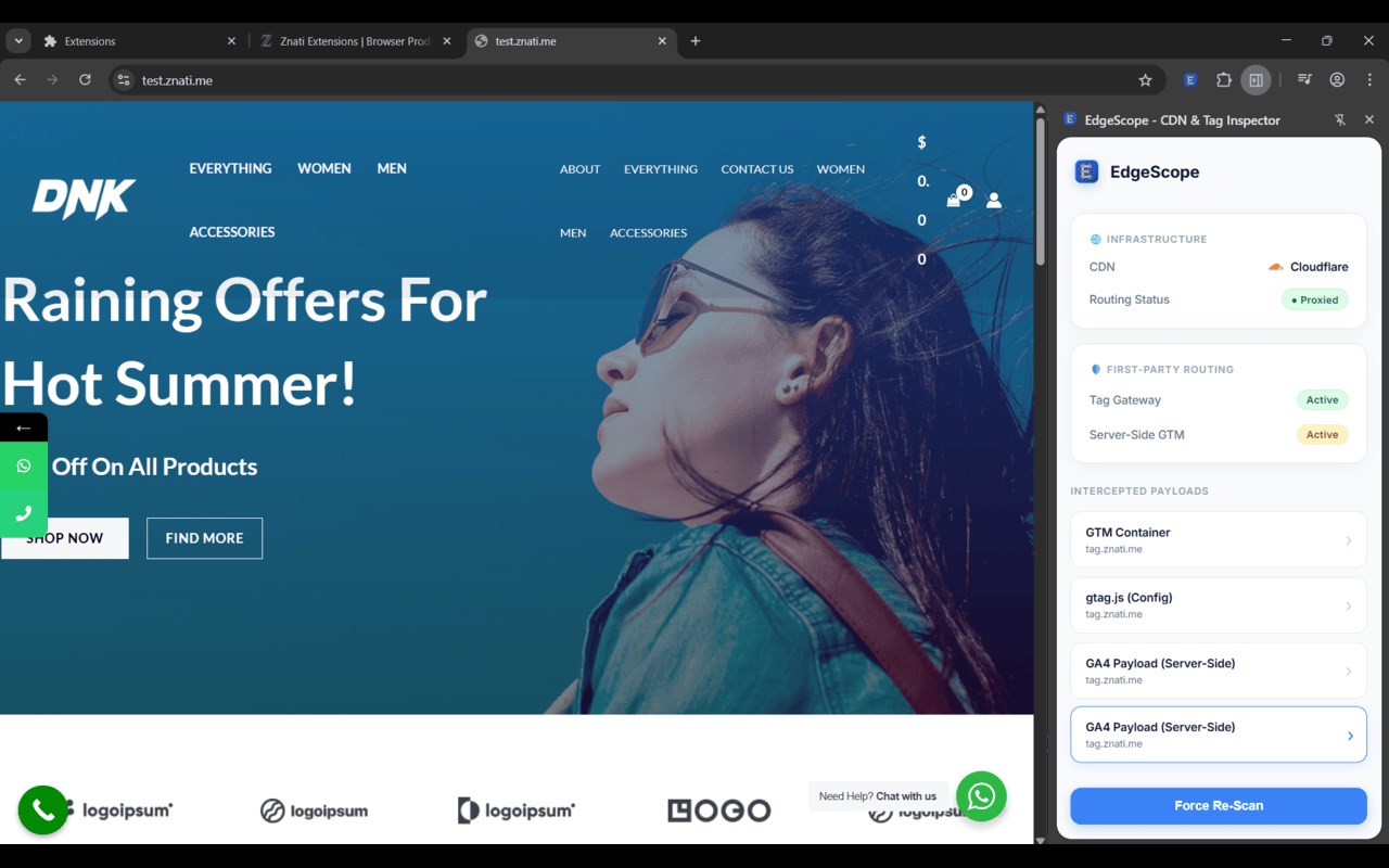 EdgeScope - CDN & Tag Inspector