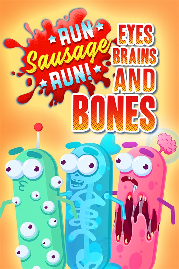 Run Sausage Run: Eyes, Brains and Bones Xbox Series X|S and Xbox One cover art