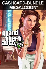 Grand Theft Auto V & CashCard "Megalodon" im Bundle