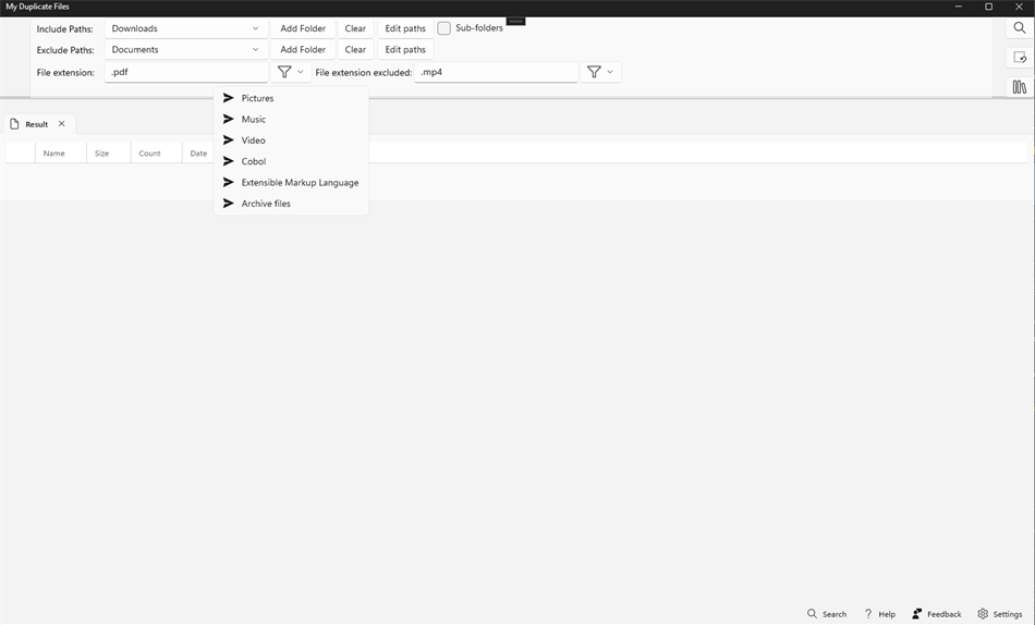My Duplicate Files (Windows) Podle: Ivan Makaruskin