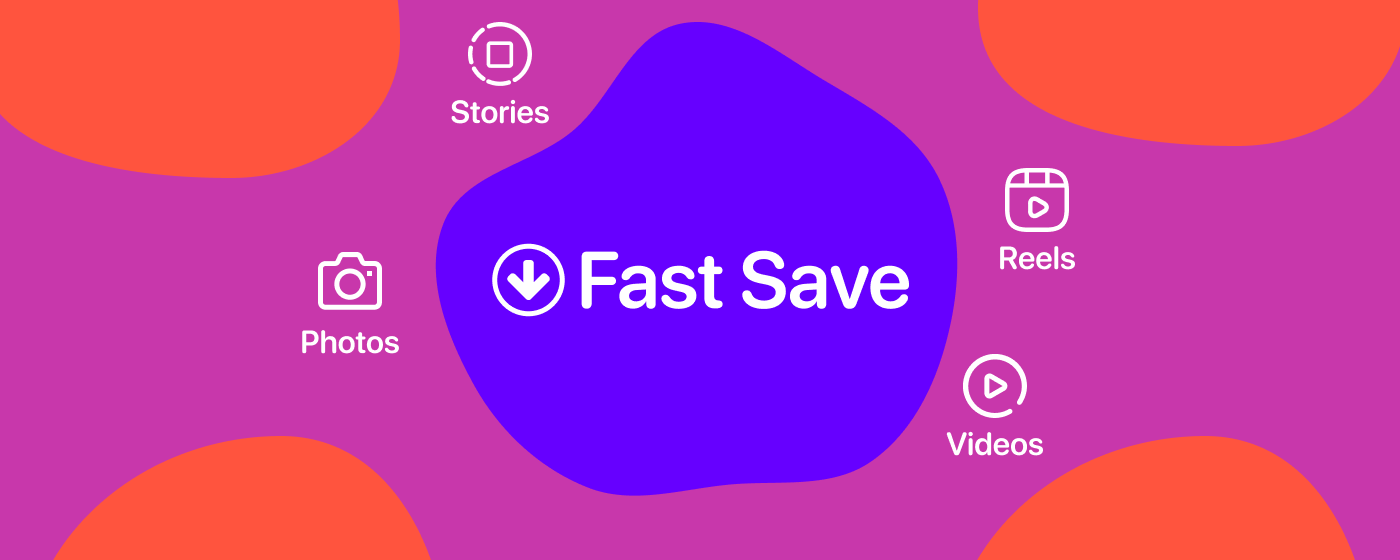 FastSave for Instagram™ (reel, photo, story) marquee promo image