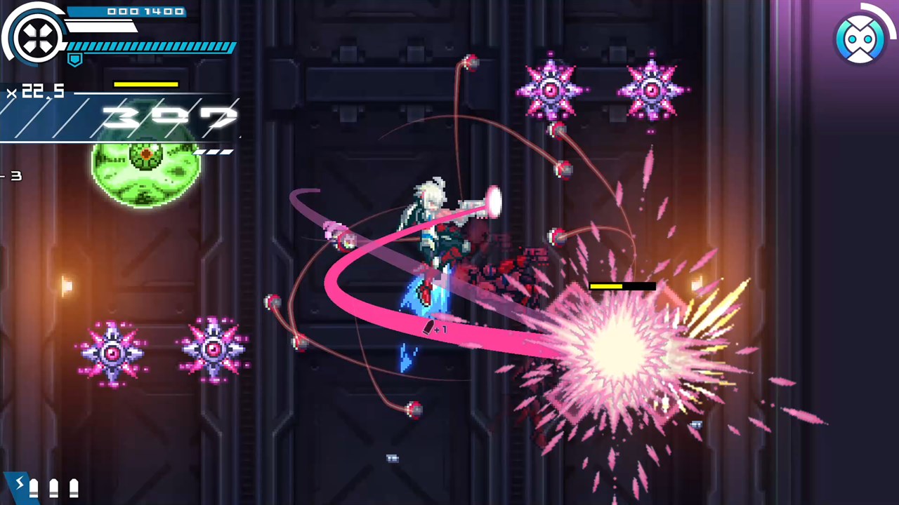 Gunvolt Chronicles: Luminous Avenger iX screenshot 1